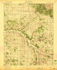 Stotts City 1921 topographic map thumbnail