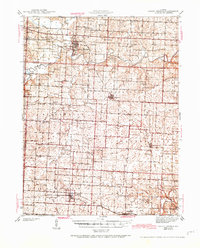 Sweet Springs 1939 topographic map thumbnail
