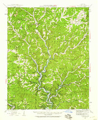 Thornfield 1943 topographic map thumbnail