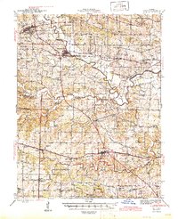 Troy 1945 topographic map thumbnail