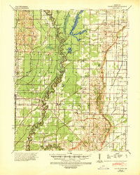 Valley Ridge 1940 topographic map thumbnail