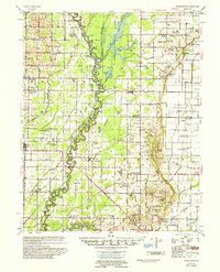 Valley Ridge 1956 topographic map thumbnail