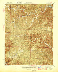 Van Buren 1946 topographic map thumbnail