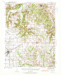 Vandalia 1943 topographic map thumbnail