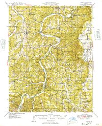 Vienna 1949 topographic map thumbnail