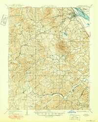 Weingarten 1909 topographic map thumbnail