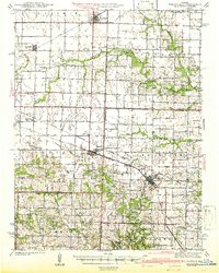 Wellsville 1942 topographic map thumbnail
