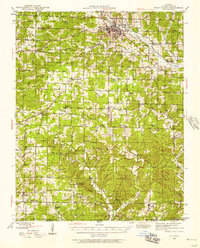 West Plains 1944 topographic map thumbnail