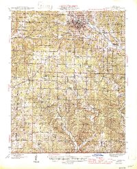 West Plains 1946 topographic map thumbnail
