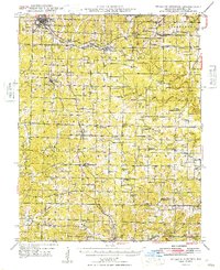 Willow Springs topographic map thumbnail