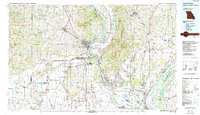 Cape Girardeau 1986 topographic map thumbnail