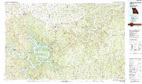 Lake Of The Ozarks topographic map thumbnail