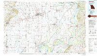Sikeston 1985 topographic map thumbnail