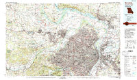 St Louis topographic map thumbnail
