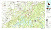 Table Rock Lake topographic map thumbnail