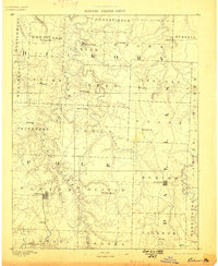 Bolivar 1892 topographic map thumbnail