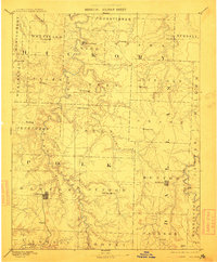 Bolivar 1892 topographic map thumbnail