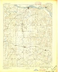 Boonville 1888 topographic map thumbnail