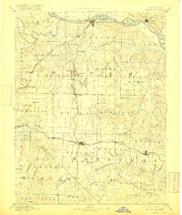 Boonville 1888 topographic map thumbnail