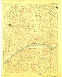 Chamois 1890 topographic map thumbnail