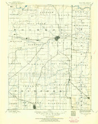 Fort Scott 1884 topographic map thumbnail
