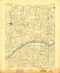 Fulton 1890 topographic map preview