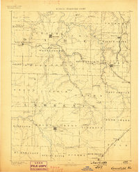 Greenfield 1888 topographic map thumbnail