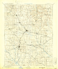 Harrisonville 1892 topographic map thumbnail