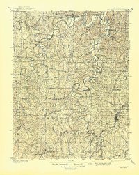 Hillsboro topographic map thumbnail