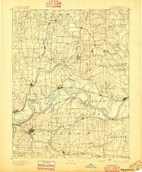 Independence 1894 topographic map preview