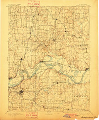 Independence 1894 topographic map preview
