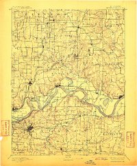 Independence 1894 topographic map preview