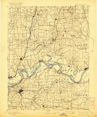 Independence 1894 topographic map preview