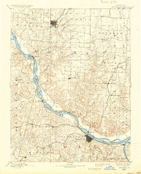 Jefferson City 1894 topographic map thumbnail