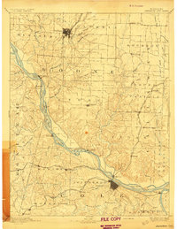 Jefferson City 1894 topographic map thumbnail