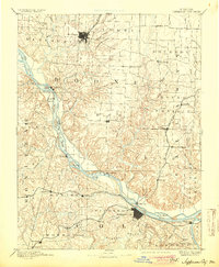 Jefferson City 1894 topographic map thumbnail