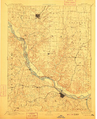Jefferson City 1894 topographic map thumbnail
