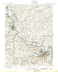 Kansas City topographic map thumbnail