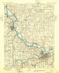 Kansas City 1894 topographic map thumbnail