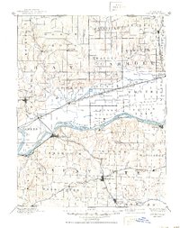 Lexington topographic map thumbnail