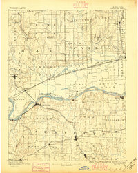 Lexington 1889 topographic map thumbnail