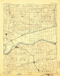 Lexington 1889 topographic map thumbnail