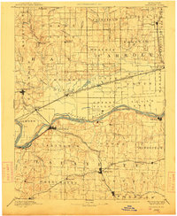 Lexington 1889 topographic map thumbnail