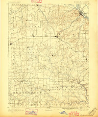Louisiana 1890 topographic map thumbnail
