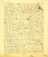 Louisiana 1890 topographic map thumbnail