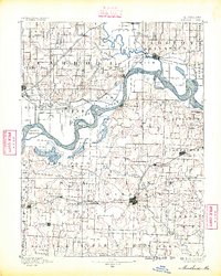 Marshall 1890 topographic map thumbnail