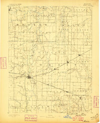 Mexico 1890 topographic map thumbnail