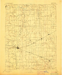 Mexico 1890 topographic map thumbnail