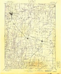Moberly 1890 topographic map preview