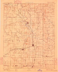 Mound City 1893 topographic map thumbnail
